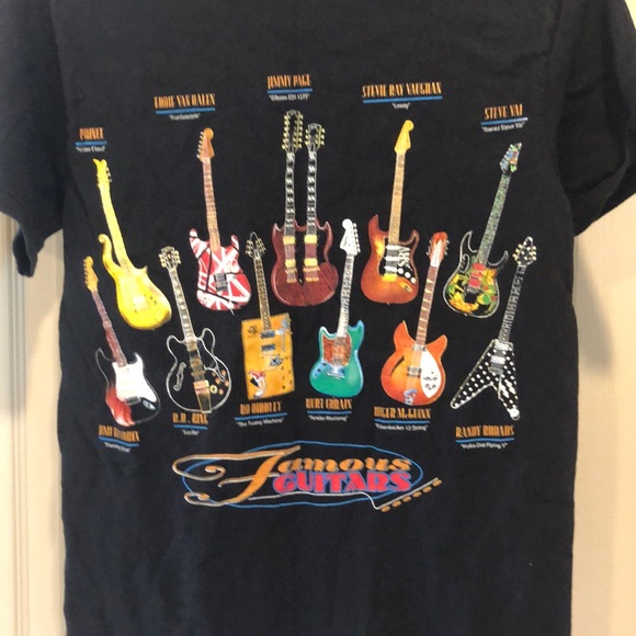 Famous Guitars Graphic T-shirt - Picture 3 of 4